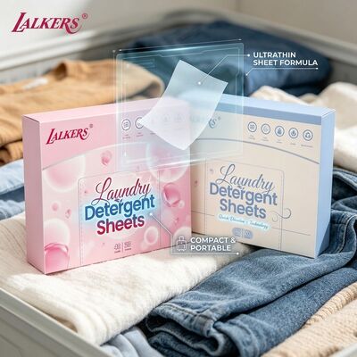 High Efficiency Fast Dissolving Laundry Detergent Sheets with Nano Concentrated Surfactant for HE Machines