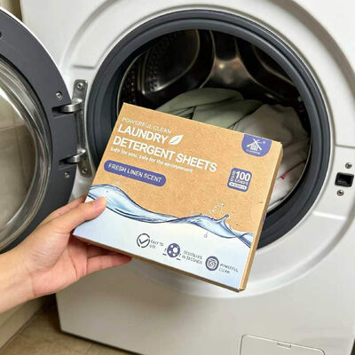 Good price Plant Based Surfactant Laundry Detergent Sheets with Pre-Measured Single Portions for Residue-Free Washing online