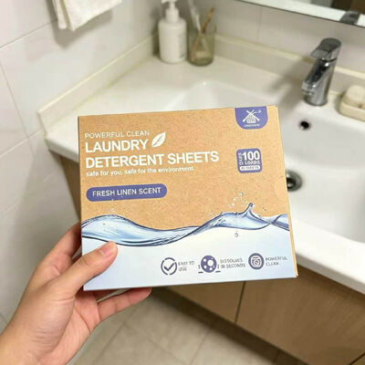 Good price Hypoallergenic Unscented Laundry Detergent Sheets with Plant Based Formula for Sensitive Skin online