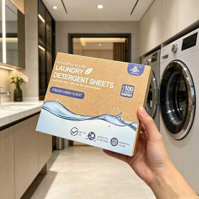 Good price Ultra Concentrated Laundry Detergent Sheets with No Plastic Packaging and Zero Residue for All Fabrics online