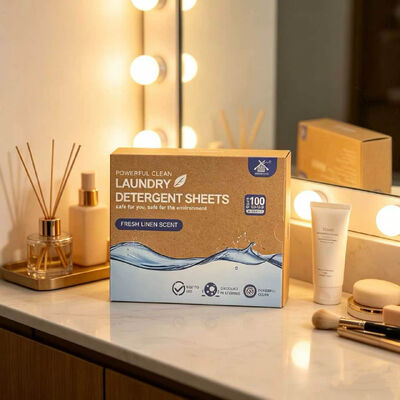 Good price Hypoallergenic Unscented Laundry Detergent Sheets with Plant Based Surfactant for Sensitive Skin online