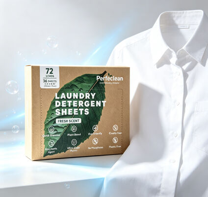 Bon prix Feuilles de lessive sans danger pour les couleurs avec tensioactif d'origine végétale pour prévenir le dégorgement des couleurs en ligne