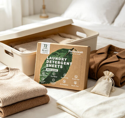 Good price Fully Biodegradable Plant Derived Concentrated Laundry Detergent Sheets for Eco-Friendly Cleaning online