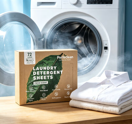 Good price Zero-Waste Plant Based Laundry Detergent Sheets with Pre-Calibrated Portions for Eco-Friendly Washing online