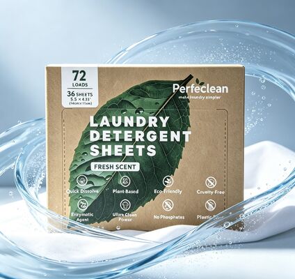 Good price Sustainable Plant Based Laundry Detergent Sheets - Fully Biodegradable Eco Laundry Strips That Reduce Plastic Waste online