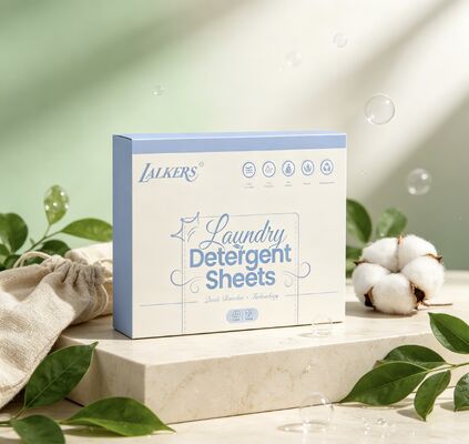 Good price Plant Based Surfactant Fast Melting Laundry Detergent Sheets with 55% Active Ingredient online