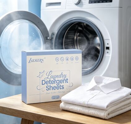 Good price Plant Based Surfactant Laundry Detergent Sheets with Above 55% Active Ingredient and Water Soluble Eco Laundry Strips online