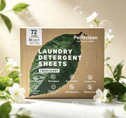Good price Biodegradable Plant Based Cruelty-Free Laundry Detergent Sheets for Eco-Friendly Home Laundry online