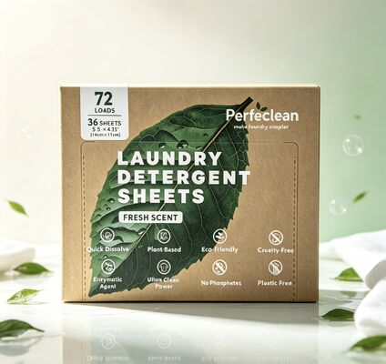 Prezzo buono Foglietti detersivi per bucato biodegradabili a base vegetale senza accumulo di sostanze chimiche online