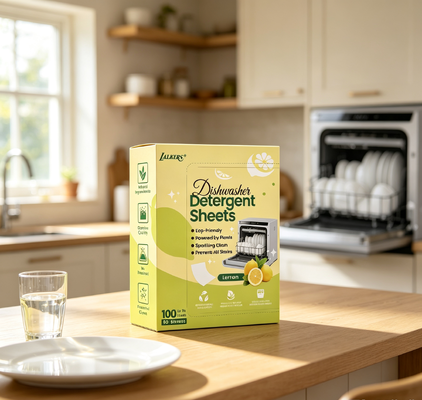 Good price Compostable Dishwashing Sheets with Plant Derived Ingredients for Sparkling Clean Dishes online