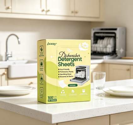 Good price Biodegradable Dishwashing Sheets with Plant Based Surfactant - One Sheet Solution for Dishwasher online
