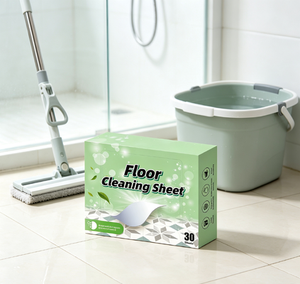 Plant Based Surfactant Floor Cleaning Sheet Biodegradable Pet Safe Mopping Cleaner Strip