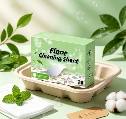 11x14cm per Strip Floor Cleaning Sheet with Above 55% Active Ingredient Content and Plant Based Surfactant Floor Cleaning Tablet