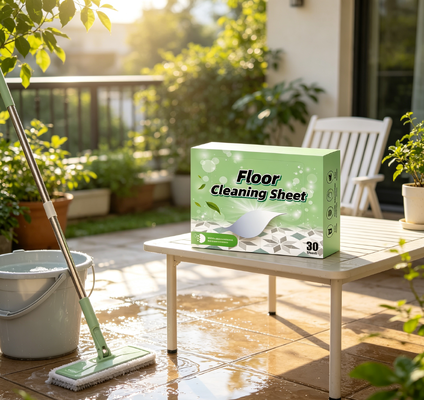 Non Residue Floor Cleaning Tablets and Floor Cleaner Sheets with Long Lasting Fragrance Safe for Hardwood Tile Vinyl and Laminate Flooring