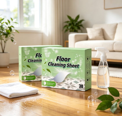 Kid and Pet Friendly Biodegradable Floor Cleaning Tablets with Concentrated Formula for All Hard Floors